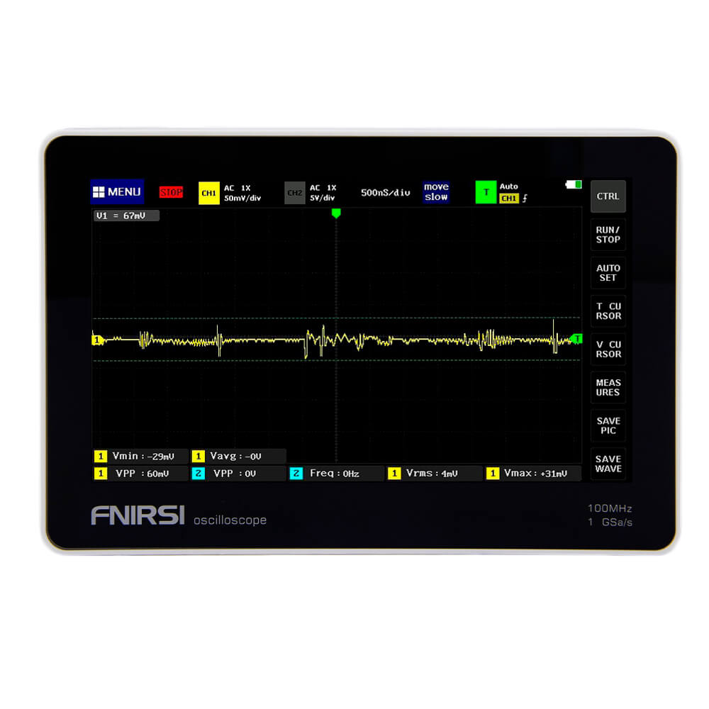 Купить цифровой планшетный осциллограф FNIRSI 1013D (2 канала, 100 МГц в  Нижневартовске за 17990 ₽ | Izmermag.ru